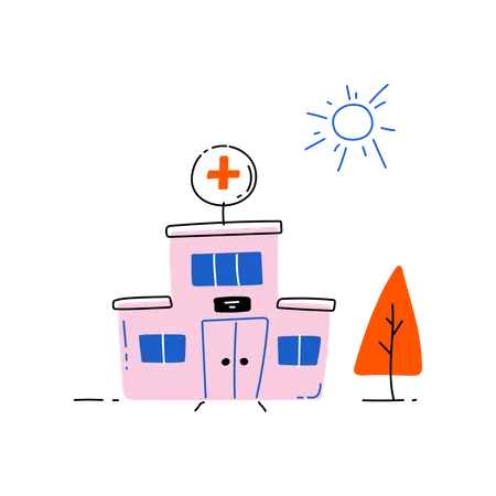 Medical clinic  Illustration