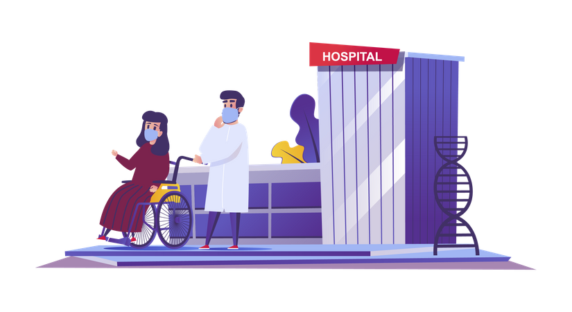 Medical clinic  Illustration