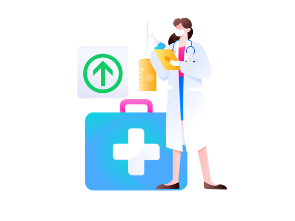 Medical Consultant  Illustration