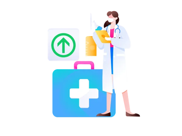 Medical Consultant  Illustration