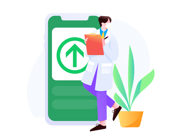 Medical Consultant  Illustration