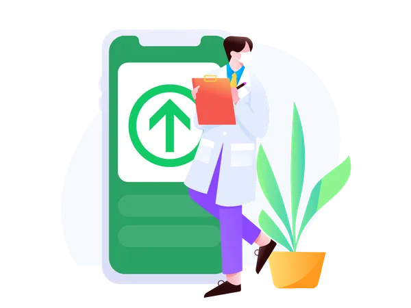 Medical Consultant  Illustration