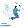 medical consultation illustration svg