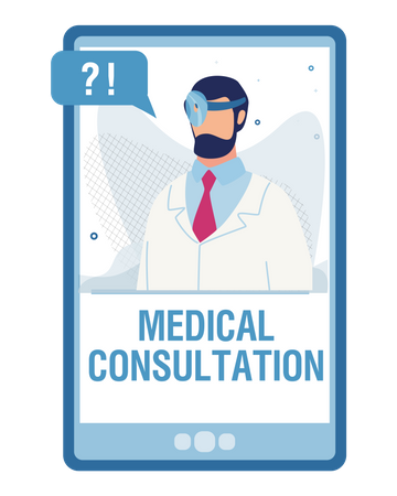 Medical consultation  Illustration