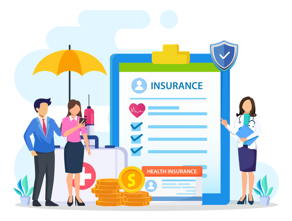 Medical Coverage  Illustration