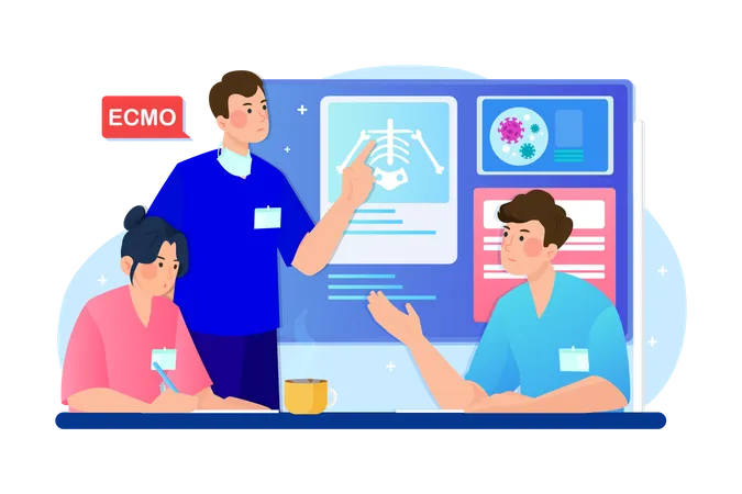 Medical Discussion  Illustration