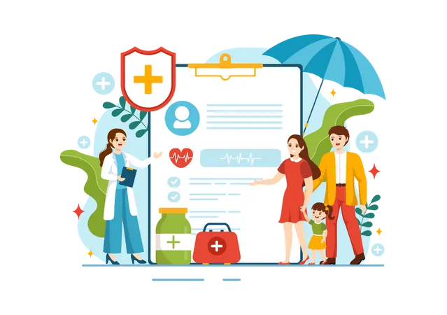 Medical Document  Illustration