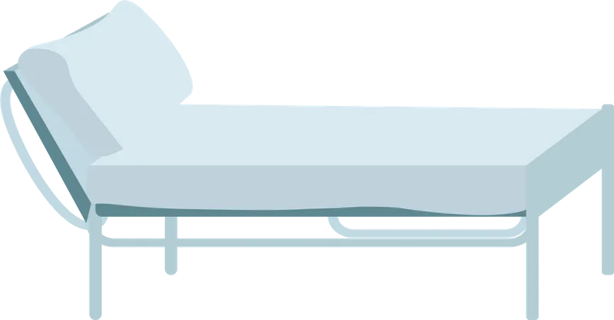 Medical exam table  Illustration