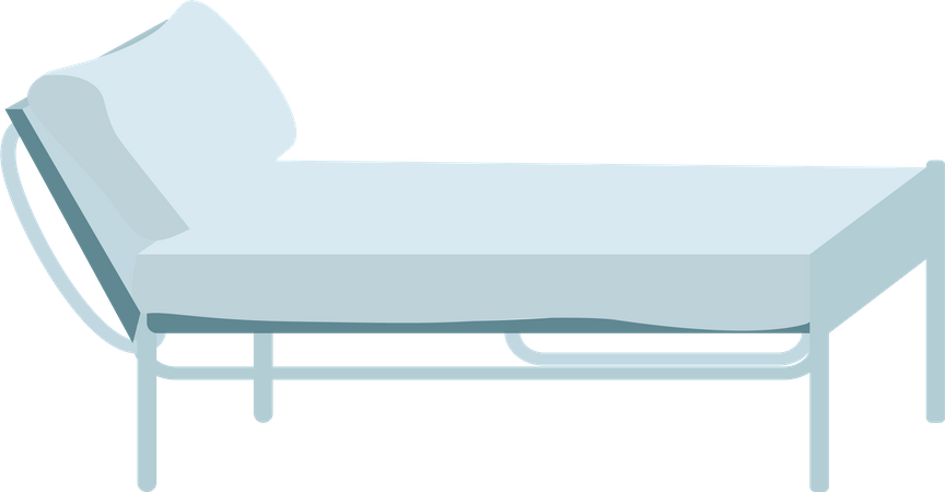 Medical exam table  Illustration