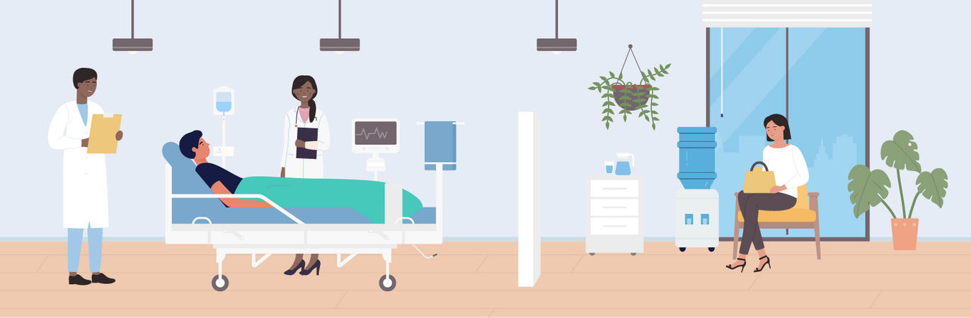 Medical Facility  Illustration