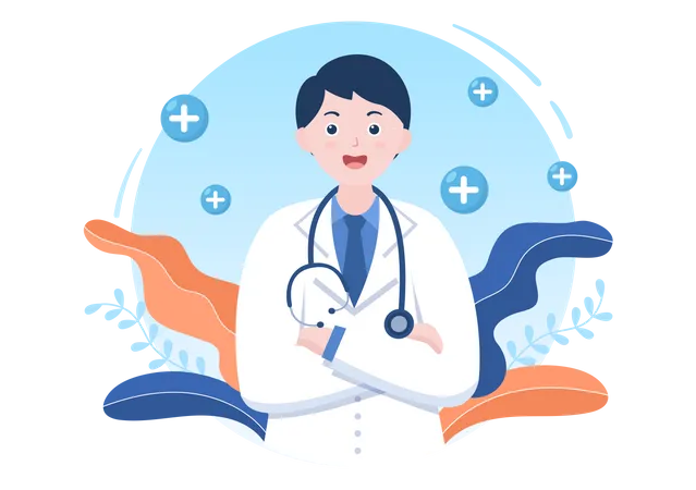 Medical Helper Illustration