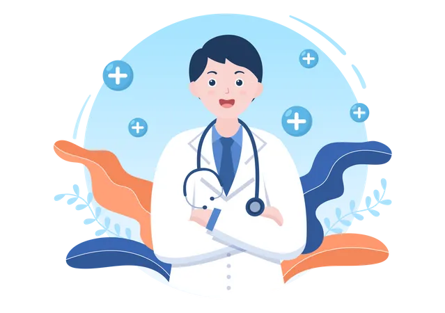 Medical Helper  Illustration