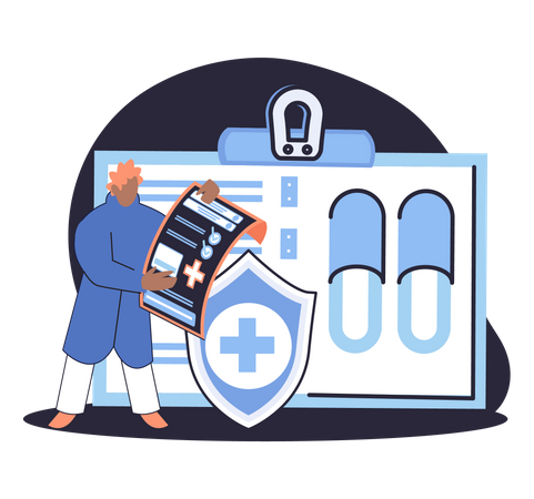 Medical insurance Illustration