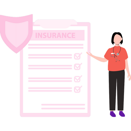 Medical insurance Illustration