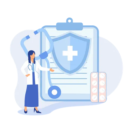 Medical insurance  Illustration
