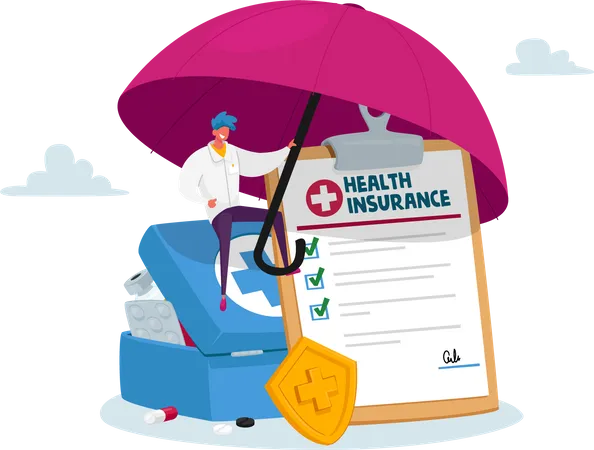 Medical Insurance  Illustration