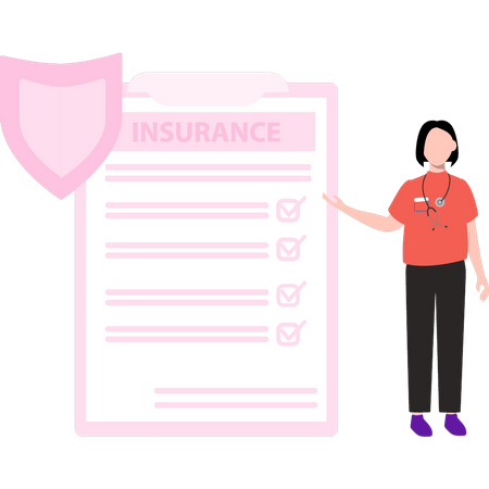 Medical insurance  Illustration