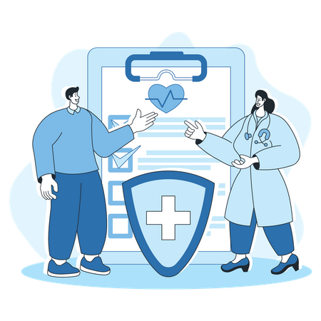 Medical insurance  Illustration