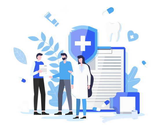 Medical Insurance  일러스트레이션