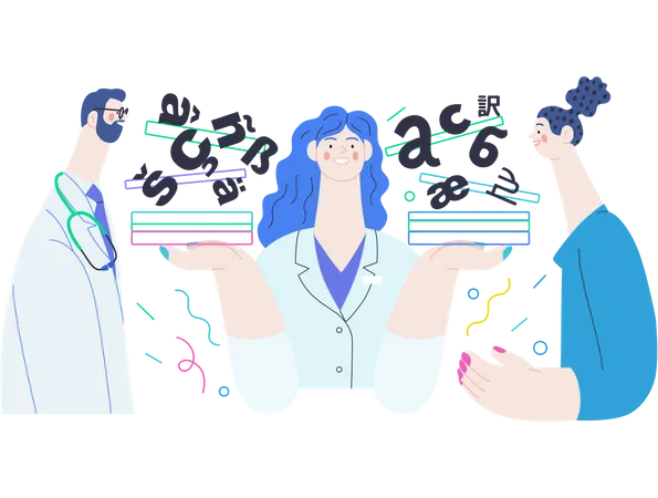 Medical interpretation  Illustration