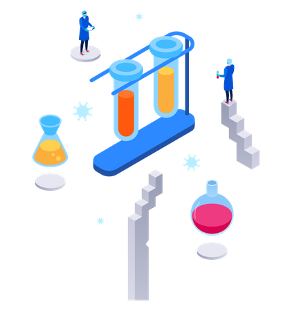 Medical laboratory  Illustration