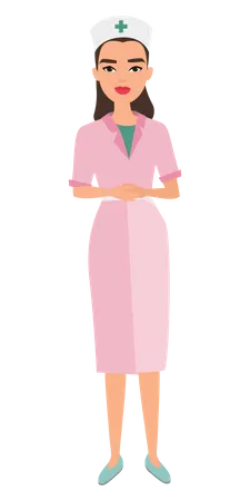 Medical Nurse  Illustration