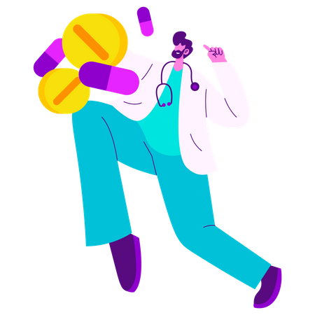 Medical Pharmacy  Illustration