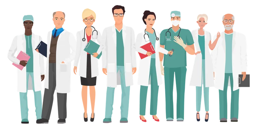 Medical Practitioners  Illustration