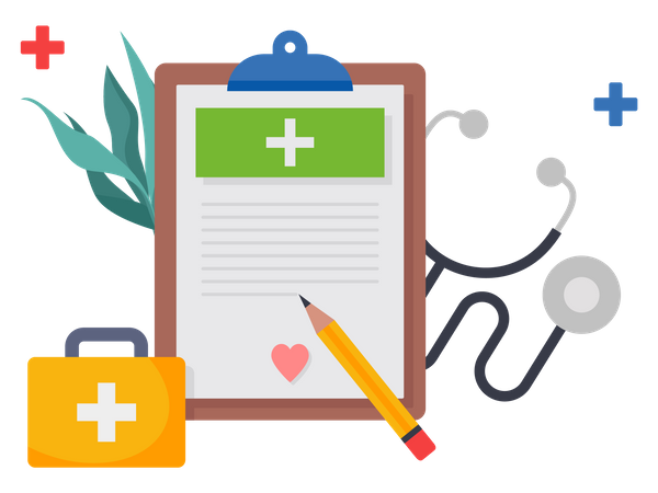 Medical prescription  Illustration