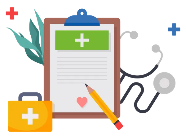 Medical prescription  Illustration