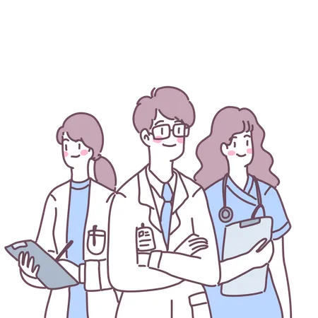 Medical Professionals Illustration