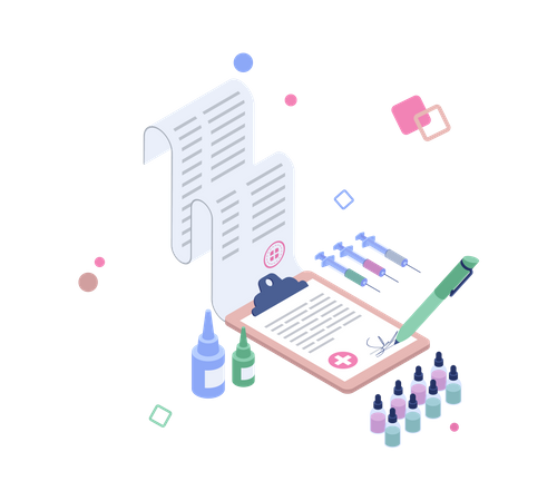 Medical record  イラスト