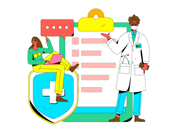 Medical report  Illustration