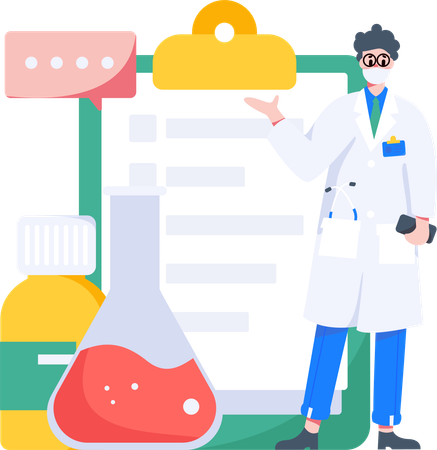 Medical report  Illustration