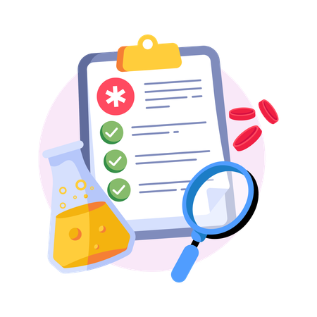 Medical Reports  Illustration