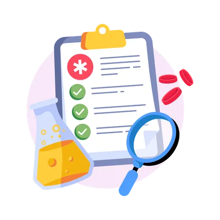 Medical Reports  Illustration
