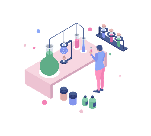 Medical research  イラスト