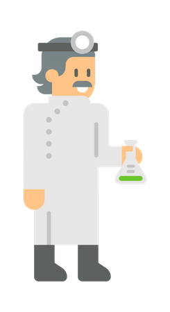 Medical researcher  Illustration