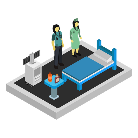 Medical room  Illustration