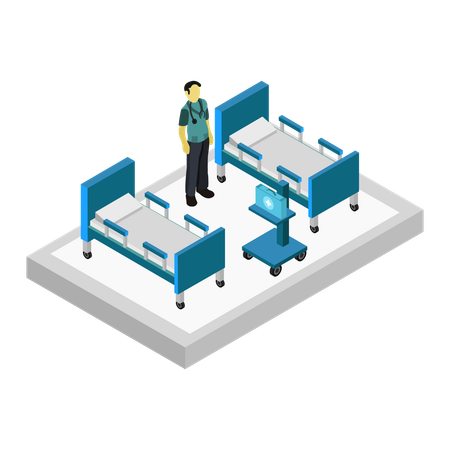 Medical room  Illustration
