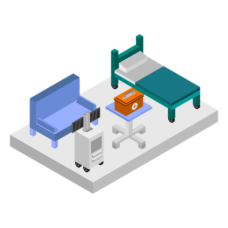 Medical room  Illustration