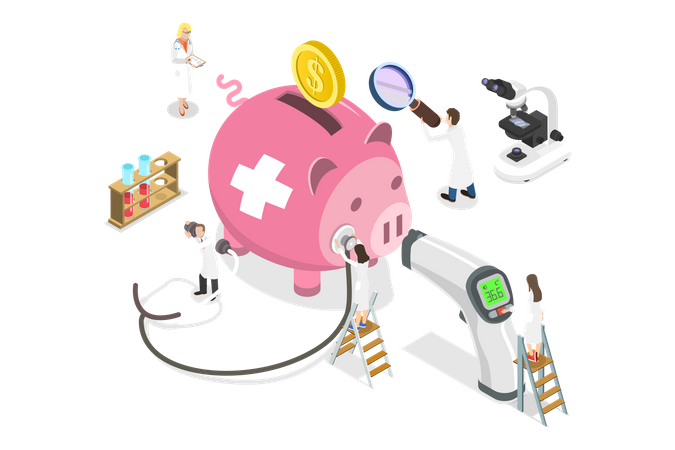 Medical Savings  Illustration