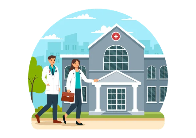 Medical School  Illustration