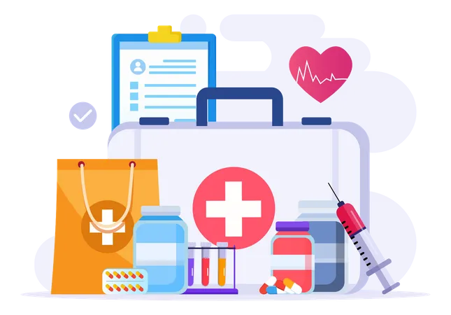Medical Service  Illustration