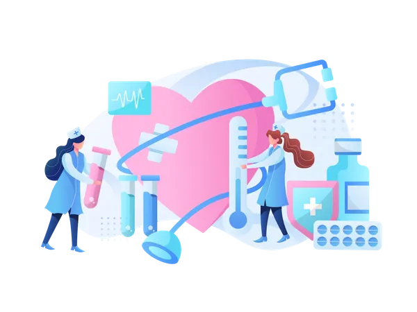 Medical Service  Illustration