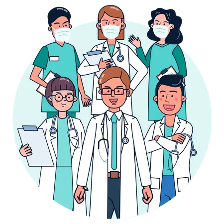 Medical staff  Illustration