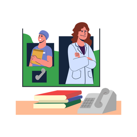 Medical staff  Illustration