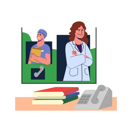 Medical staff  Illustration