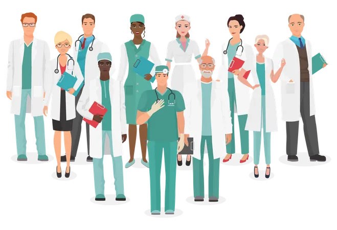 Medical Staff  Illustration