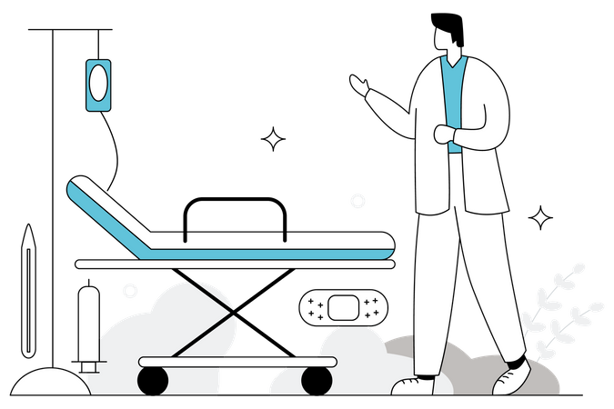 Medical Supplies  Illustration